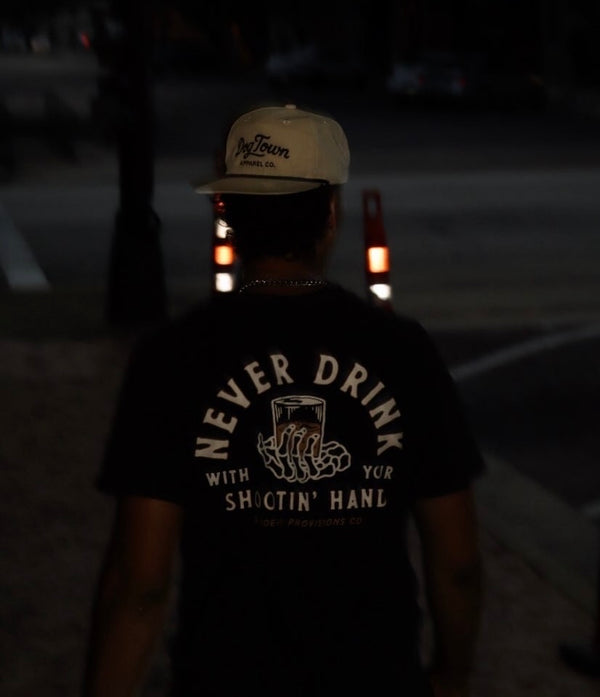 Dog Town Script Rope Hat Khaki/Black