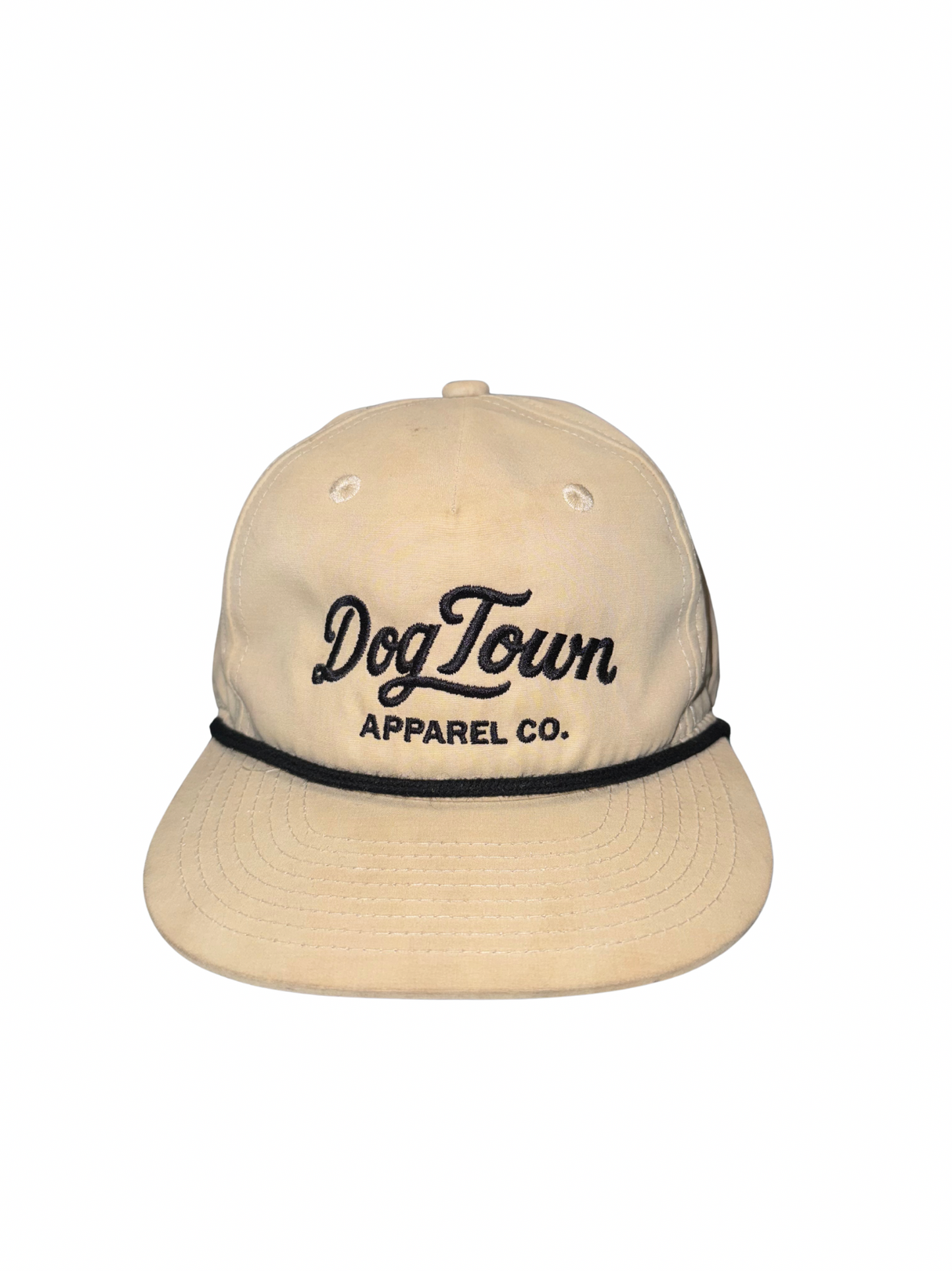 Dog Town Script Rope Hat Khaki/Black